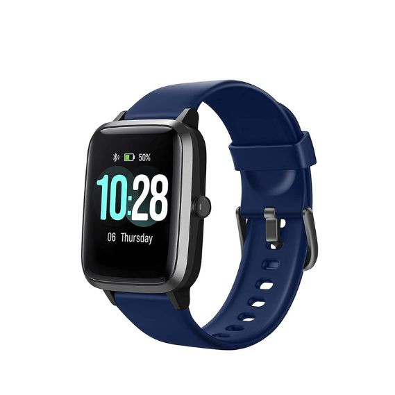Smart Watch for Android/Samsung/iPhone, Activity Fitness Tracker with IP68 Waterproof for Men Women & Kids, Smartwatch with 1.3" Full-Touch Color Screen, Heart Rate & Sleep Monitor, Blue