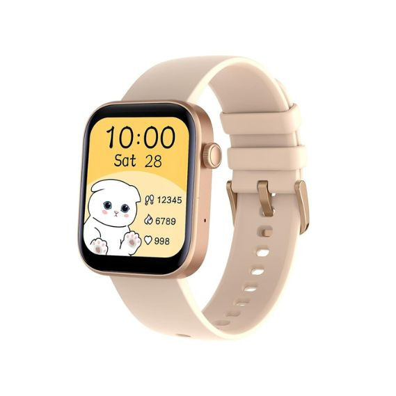 Smart Watch (Answer/Make Call) for Women Men Fitness Tracker 1.9" Touch Screen Smartwatch Fitness Watch 108 Sports IP68 Waterproof, Heart Rate/Sleep Monitor (Pink)