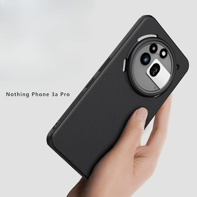 Fegishilly Compatible with Nothing Phone 3A Pro (2025) Case Frosted Shield Magnetic Wireless Charging Ultra Thin Anti Fall Cover for Nothing Phone 3A Pro