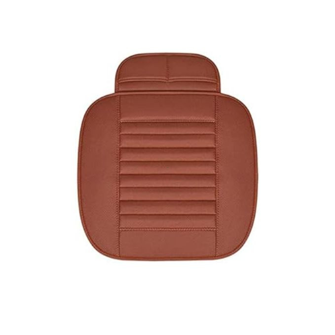 أغطية المقاعد,أغطية مقاعد السيارة Car Seat Cover PU Leather Four Seasons Cars Seat Cushion Automobiles Seat Protector Universal Car Chair Pad Mat Auto Accessories(Brown)