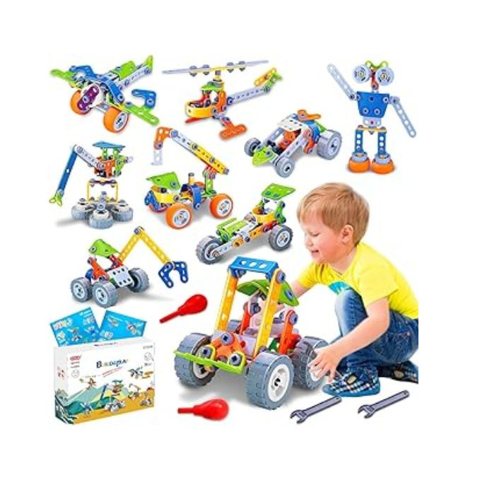 MAKINGTEC 167PCS Building Blocks STEM Toys, for 5 6 7 8 9 10+ Years Old Boys Birthday Gifts Educational Autistic Toy Building Set, STEM Projects for Kids Ages 5 to 12 Creative Learning Games